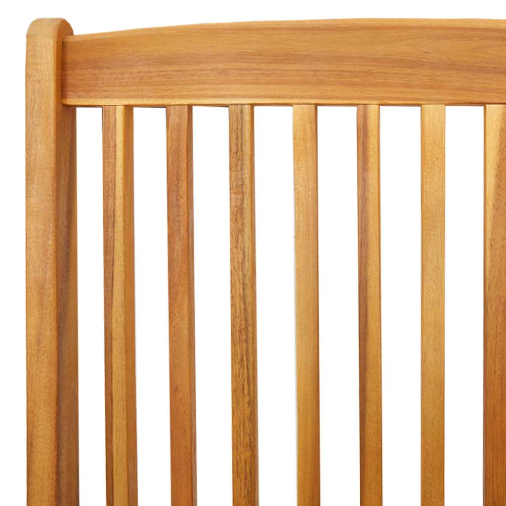vidaXL Krzesło składane z poduszką 4 pcs Szary 49 x 57.5 x 92cm