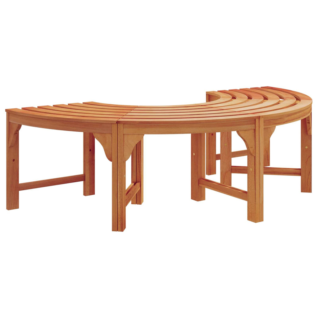 vidaXL Ławka Drzewna 2 pcs Naturalny 160 x 80 x 45cm