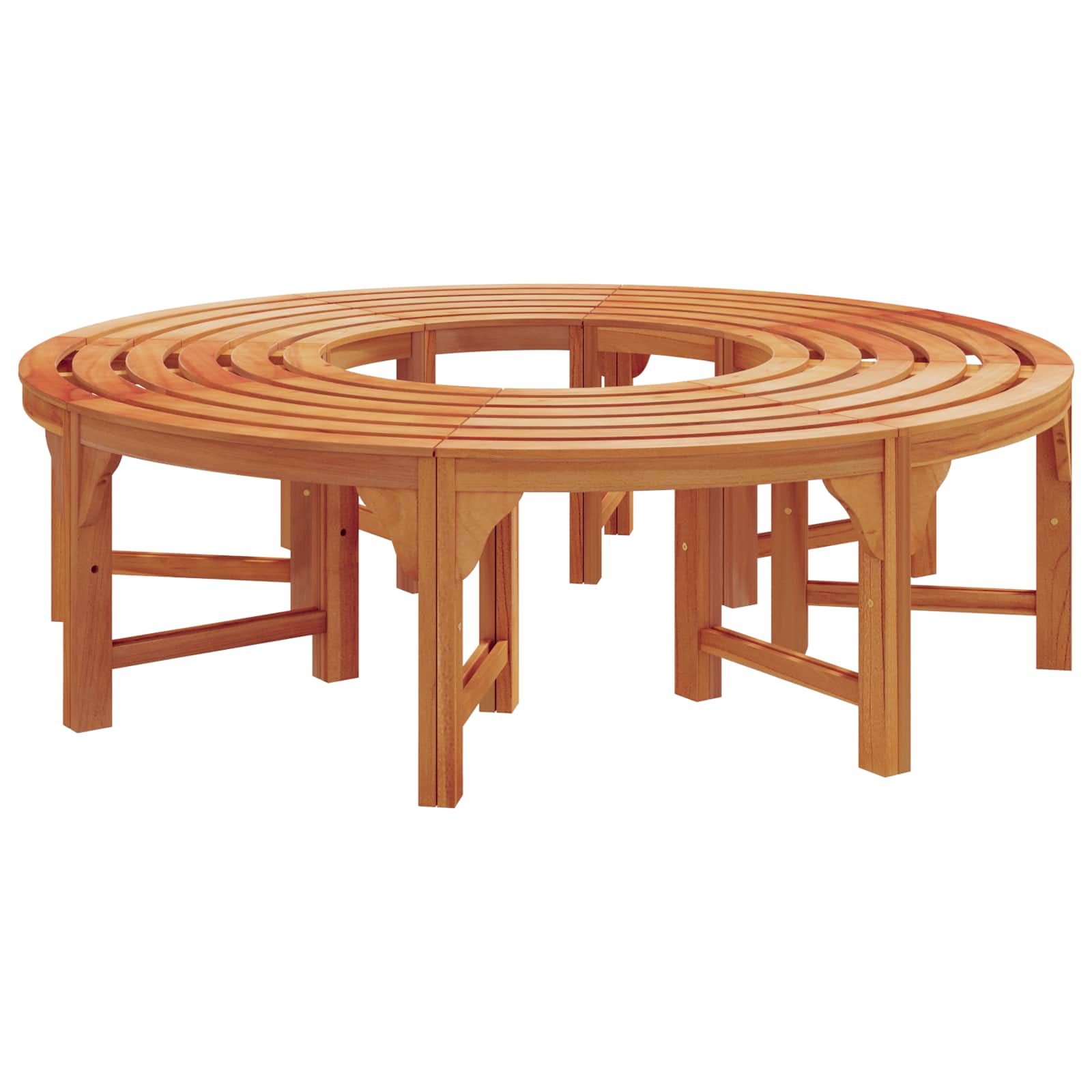 vidaXL Ławka Drzewna 2 pcs Naturalny 160 x 80 x 45cm