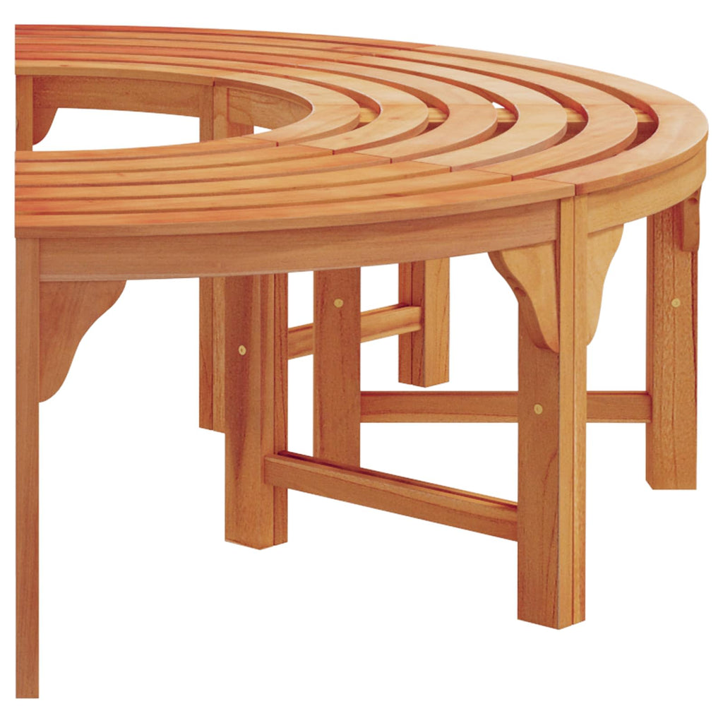 vidaXL Ławka Drzewna 2 pcs Naturalny 160 x 80 x 45cm