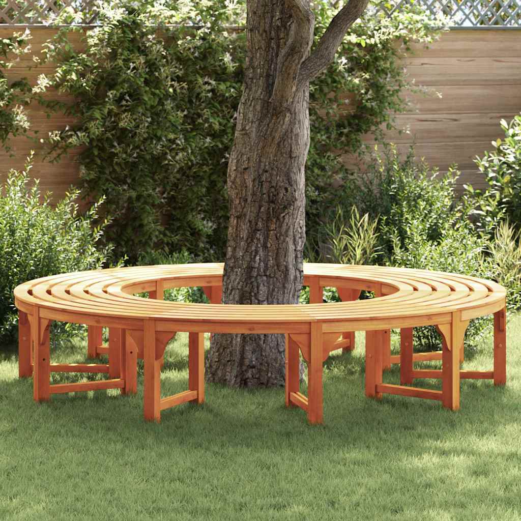 vidaXL Ławka Drzewna 2 pcs Naturalny 160 x 80 x 45cm