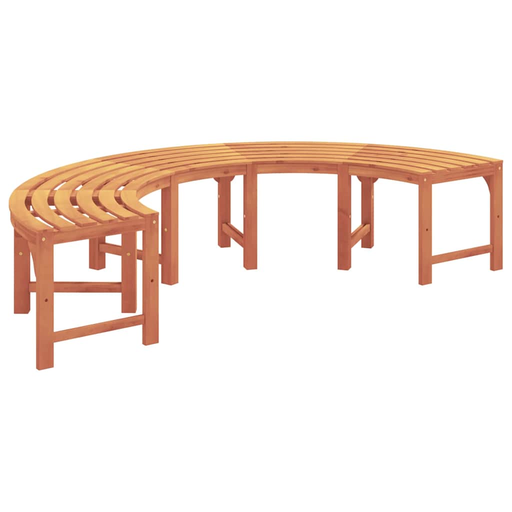 vidaXL Ławka Drzewna 2 pcs Naturalny 160 x 80 x 45cm