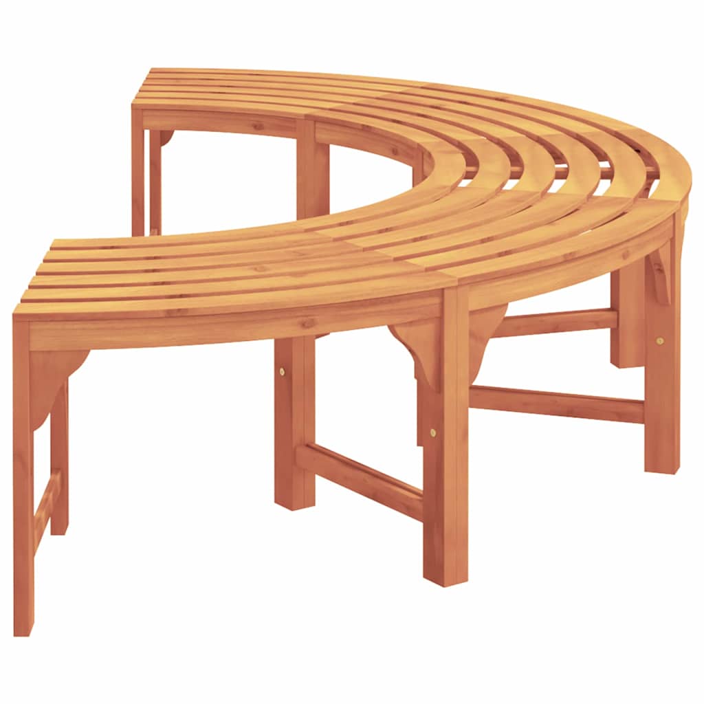 vidaXL Ławka Drzewna 2 pcs Naturalny 160 x 80 x 45cm