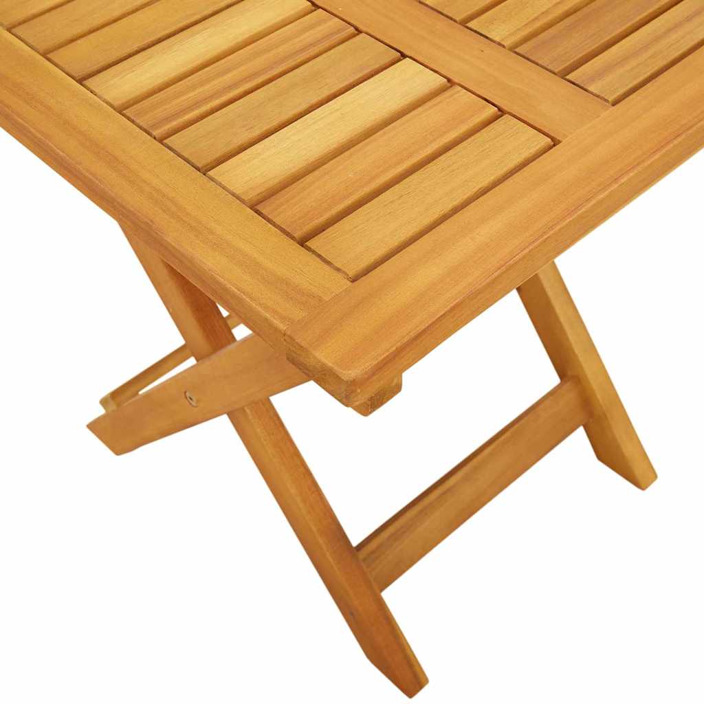 vidaXL Leżak 2 pcs Czerwony Lite Drewno Akacji