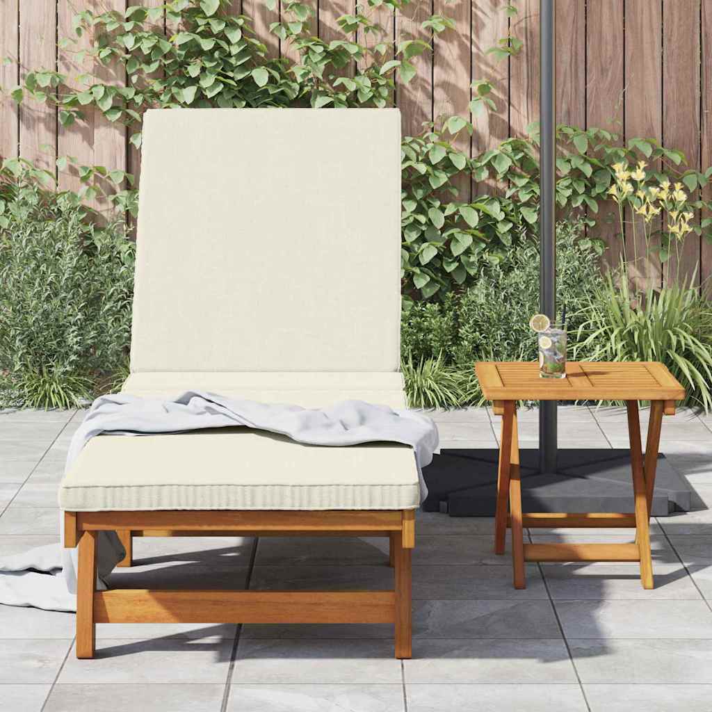 vidaXL Leżak 1-osoba 2 pcs Brązowy Lite Drewno Akacji