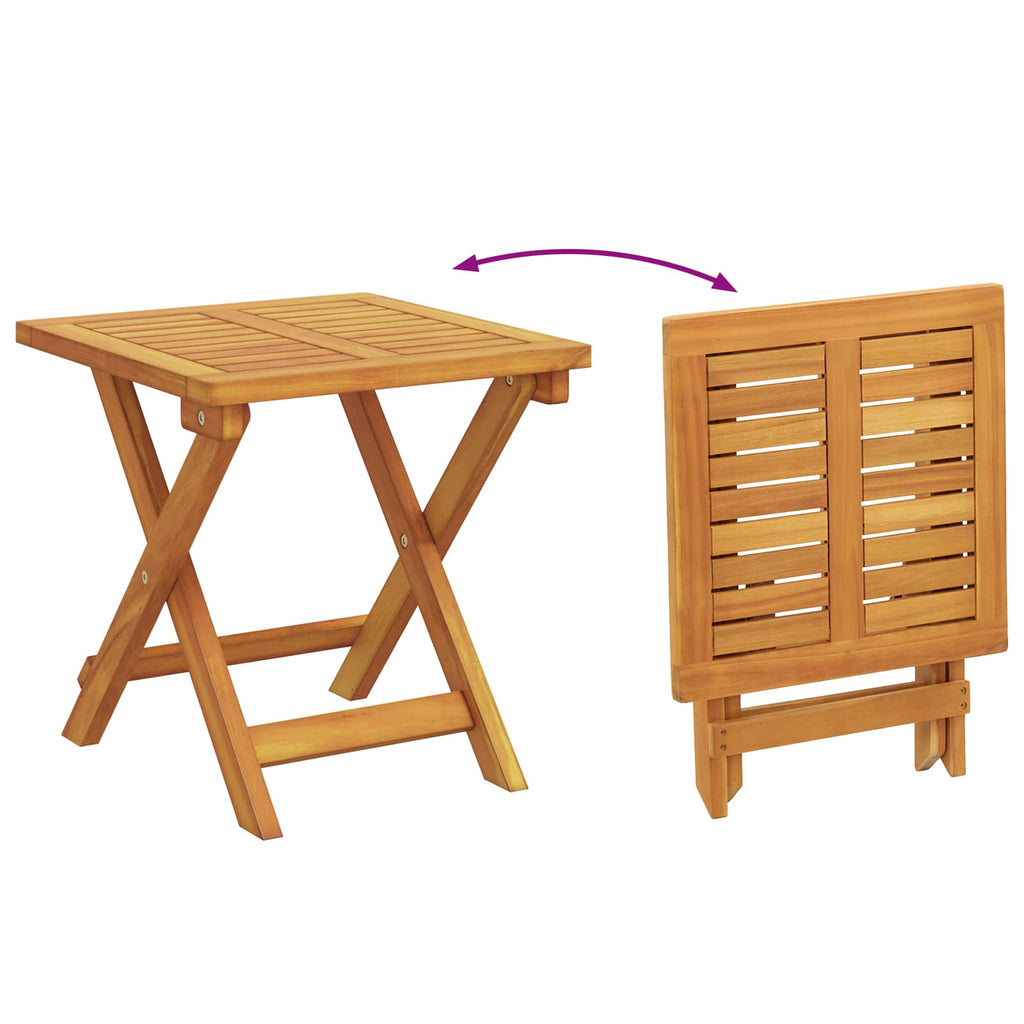 vidaXL Leżak 1-osoba 2 pcs Brązowy Lite Drewno Akacji