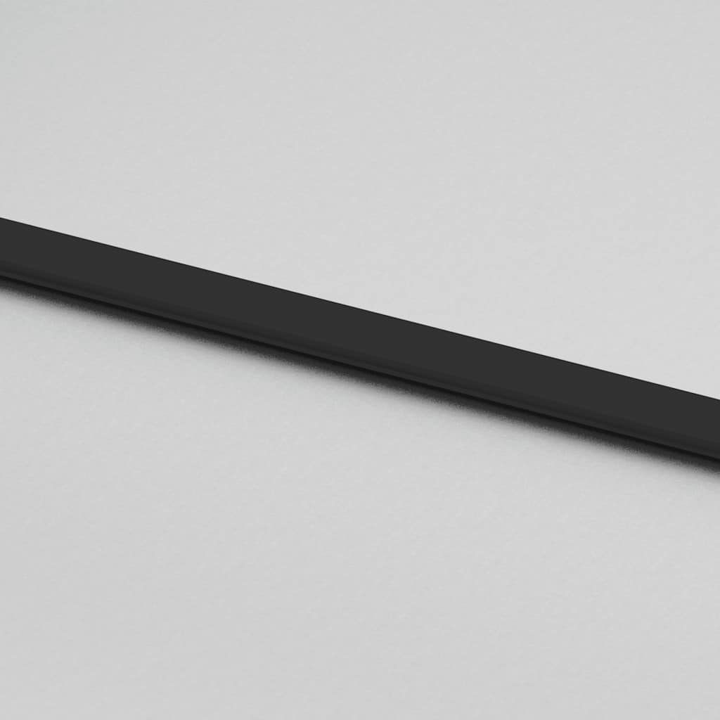 vidaXL Drzwi przesuwne z osprzętem, szkło ESG i aluminium, 76x205 cm