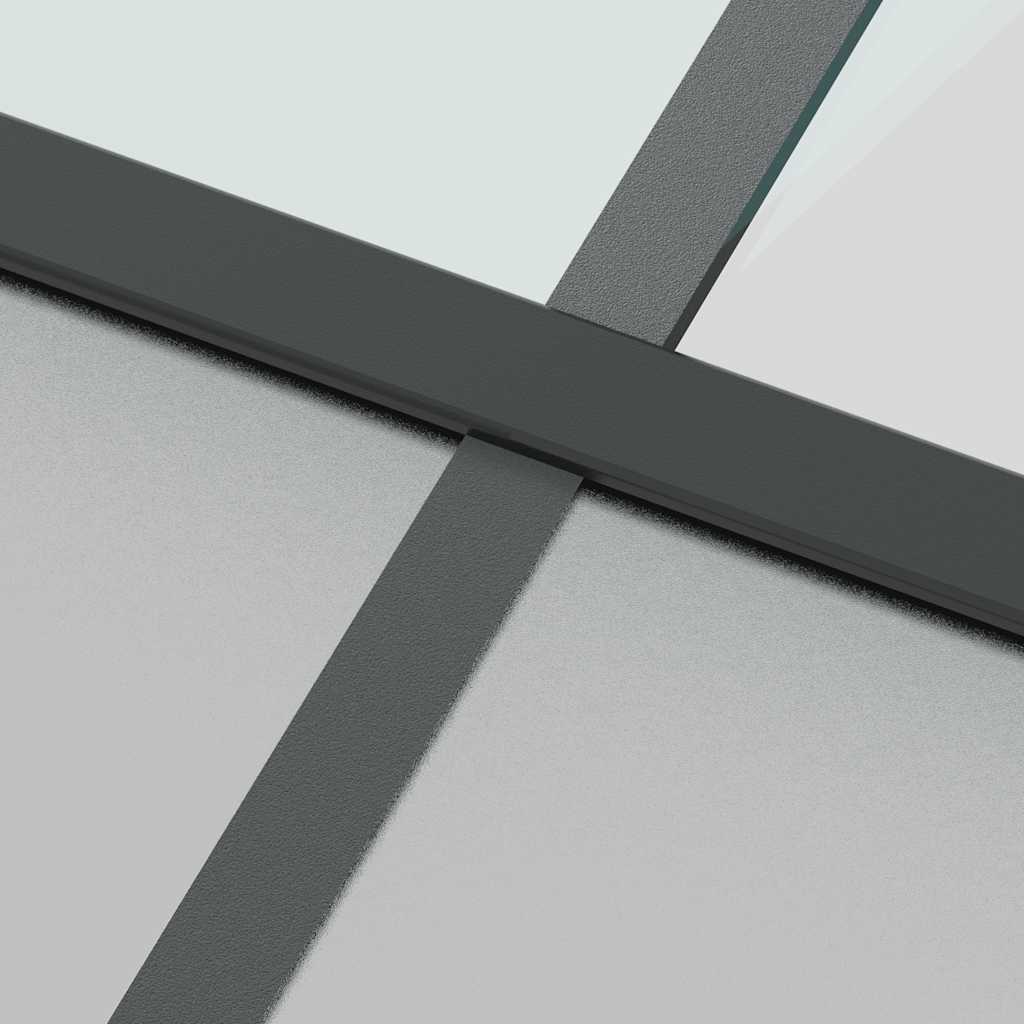 vidaXL Drzwi przesuwne z osprzętem, 102,5x205 cm, szkło i aluminium