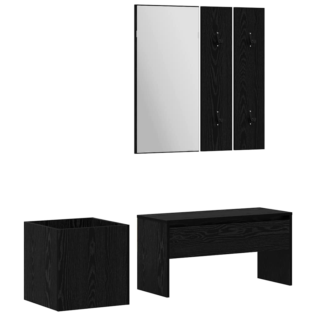 vidaXL Zestaw mebli do przedpokoju 5 pcs Materiał drewnopochodny
