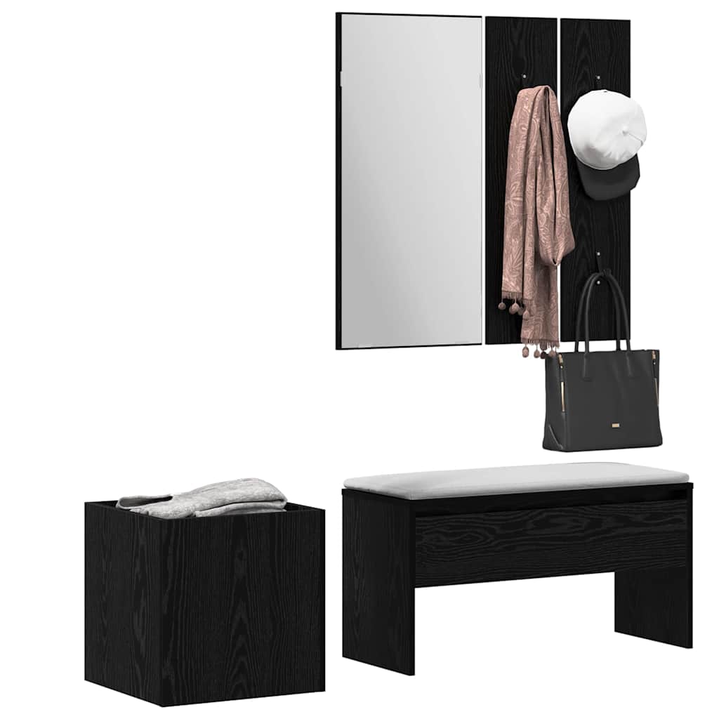 vidaXL Zestaw mebli do przedpokoju 5 pcs Materiał drewnopochodny