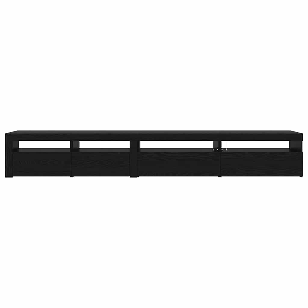 vidaXL Zestaw szafek RTV 3 pcs Czarny Dąb 270 x 35 x 40 cm