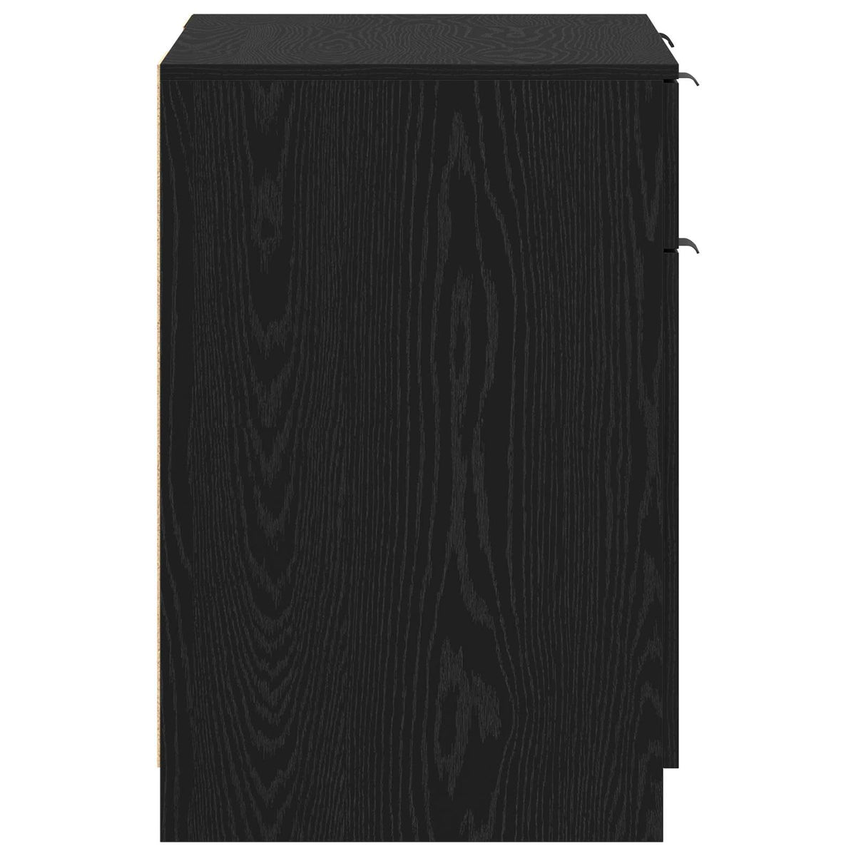 vidaXL Biurko Czarny Dąb 133 x 50 x 75 cm Drewno inżynieryjne