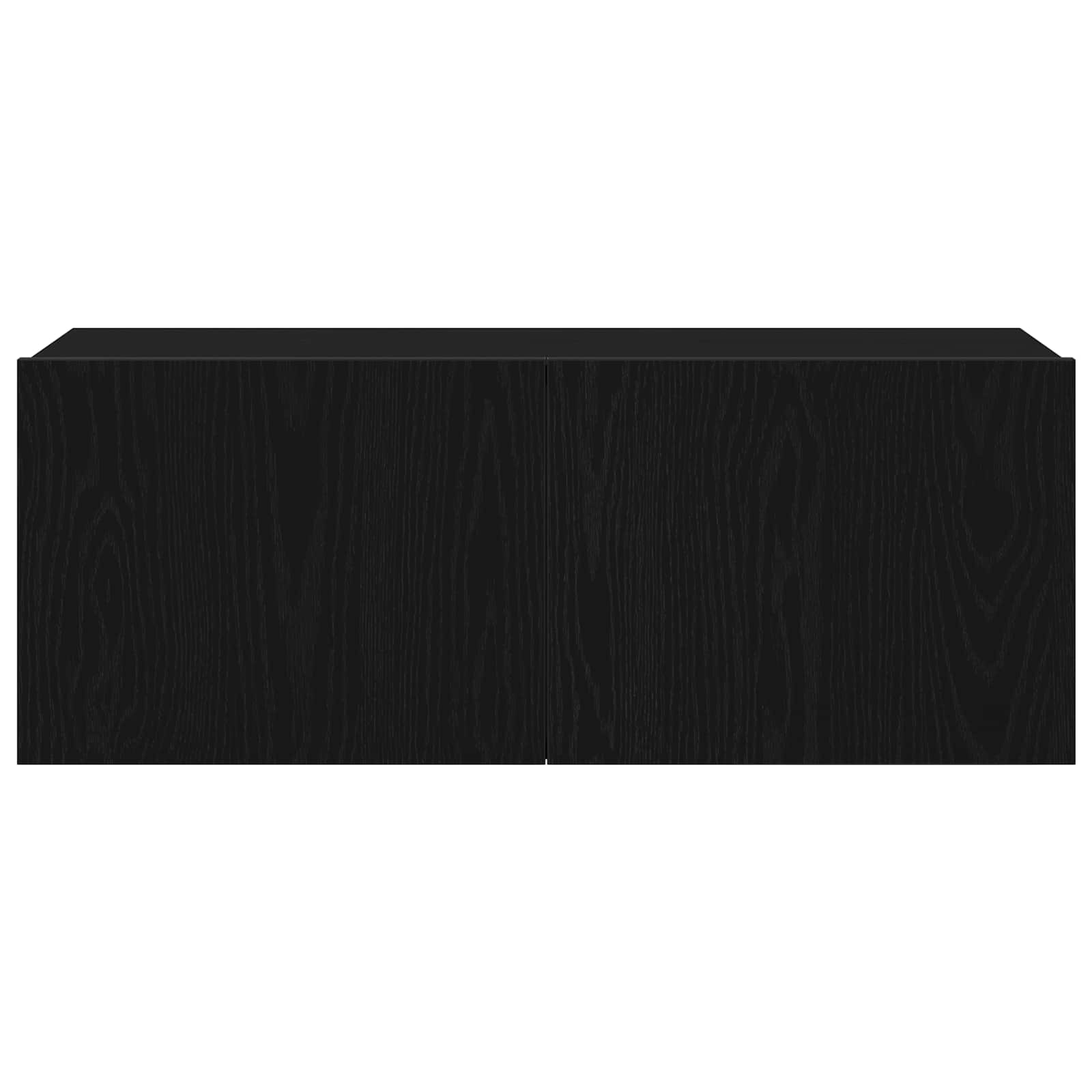 vidaXL Zestaw szafek RTV 7 pcs Czarny Dąb 100 x 30 x 30 cm