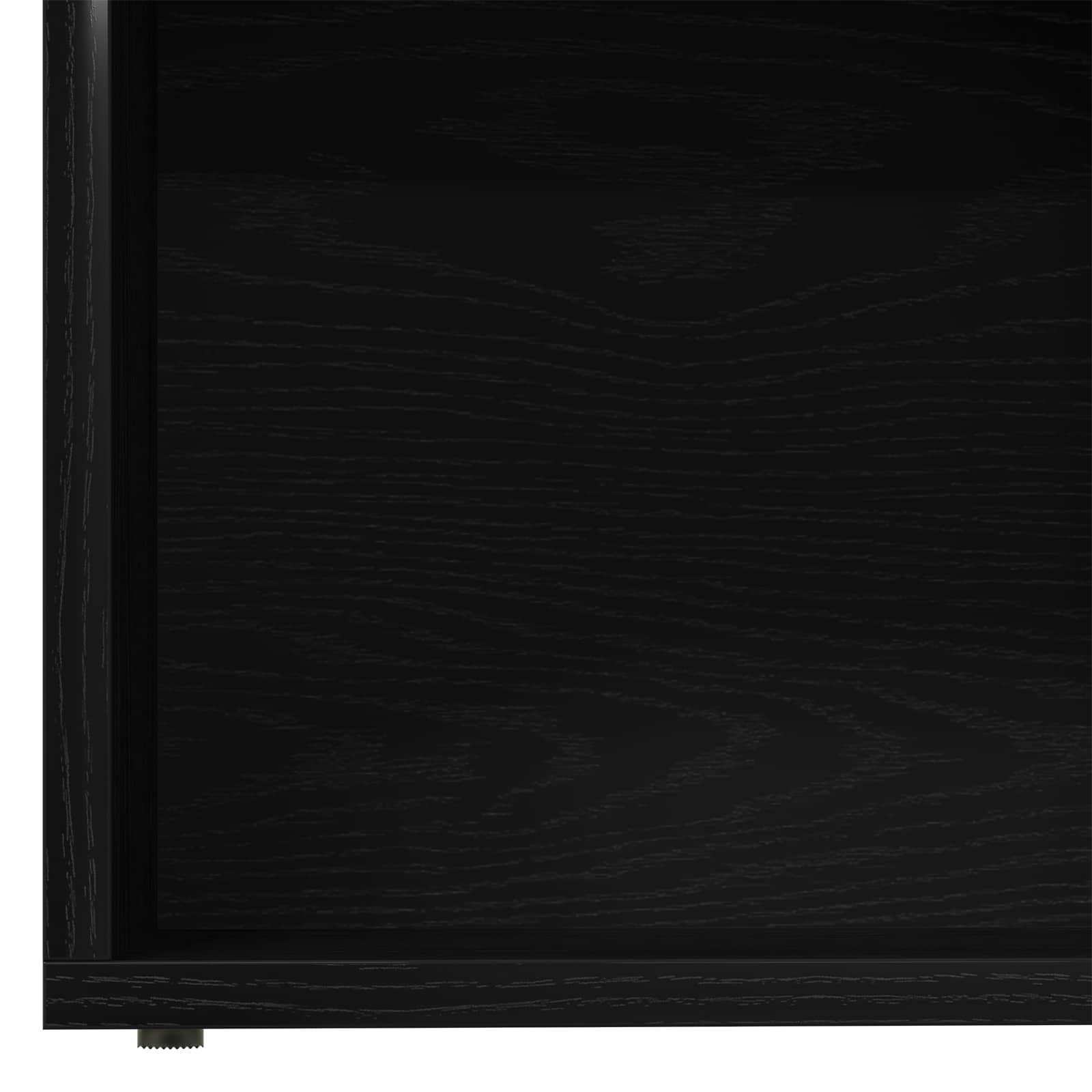 vidaXL Półka na książki 3 pcs Czarny Dąb 36 x 30 x 143 cm