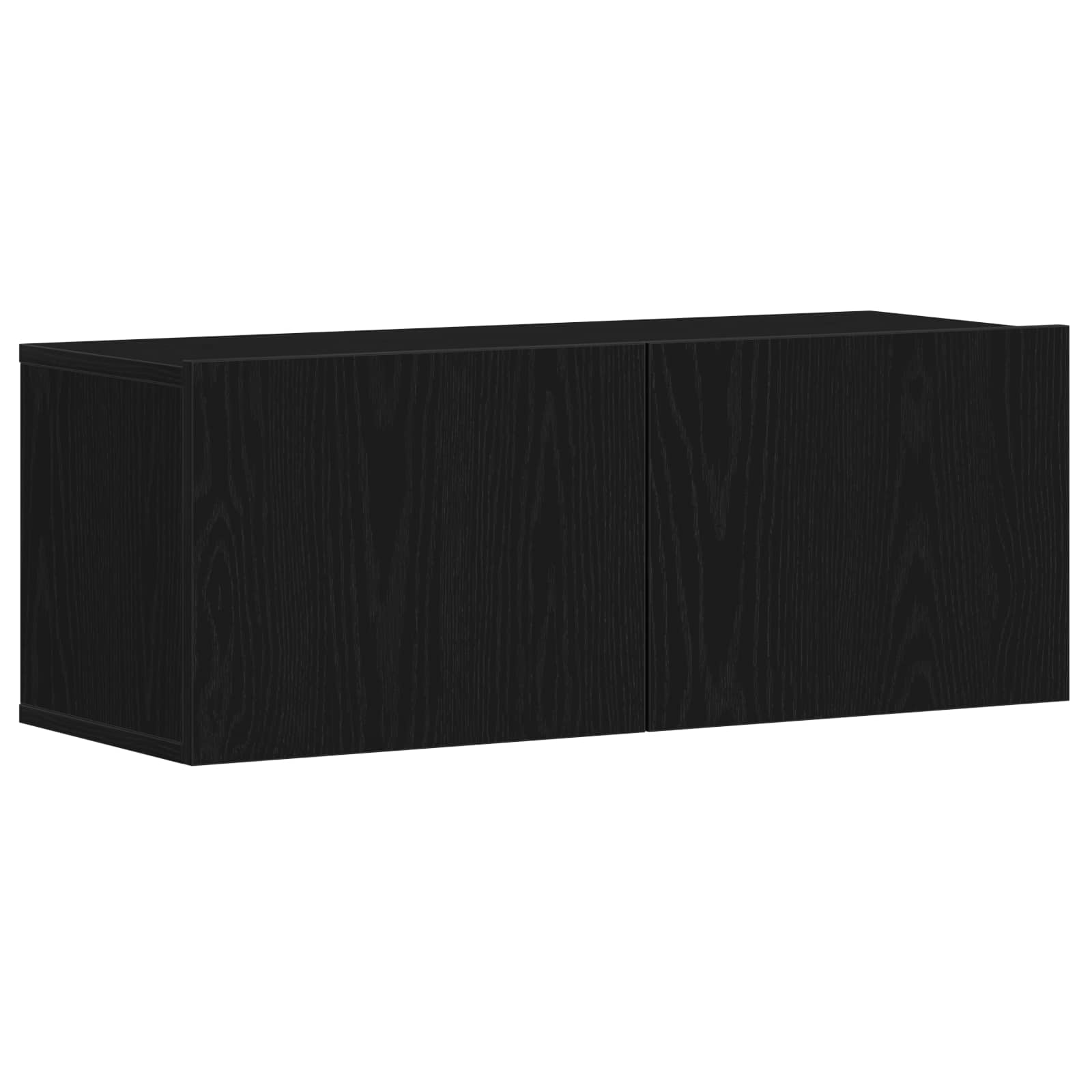 vidaXL Zestaw szafek RTV 3 pcs Czarny Dąb 130,5 x 30 x 140 cm