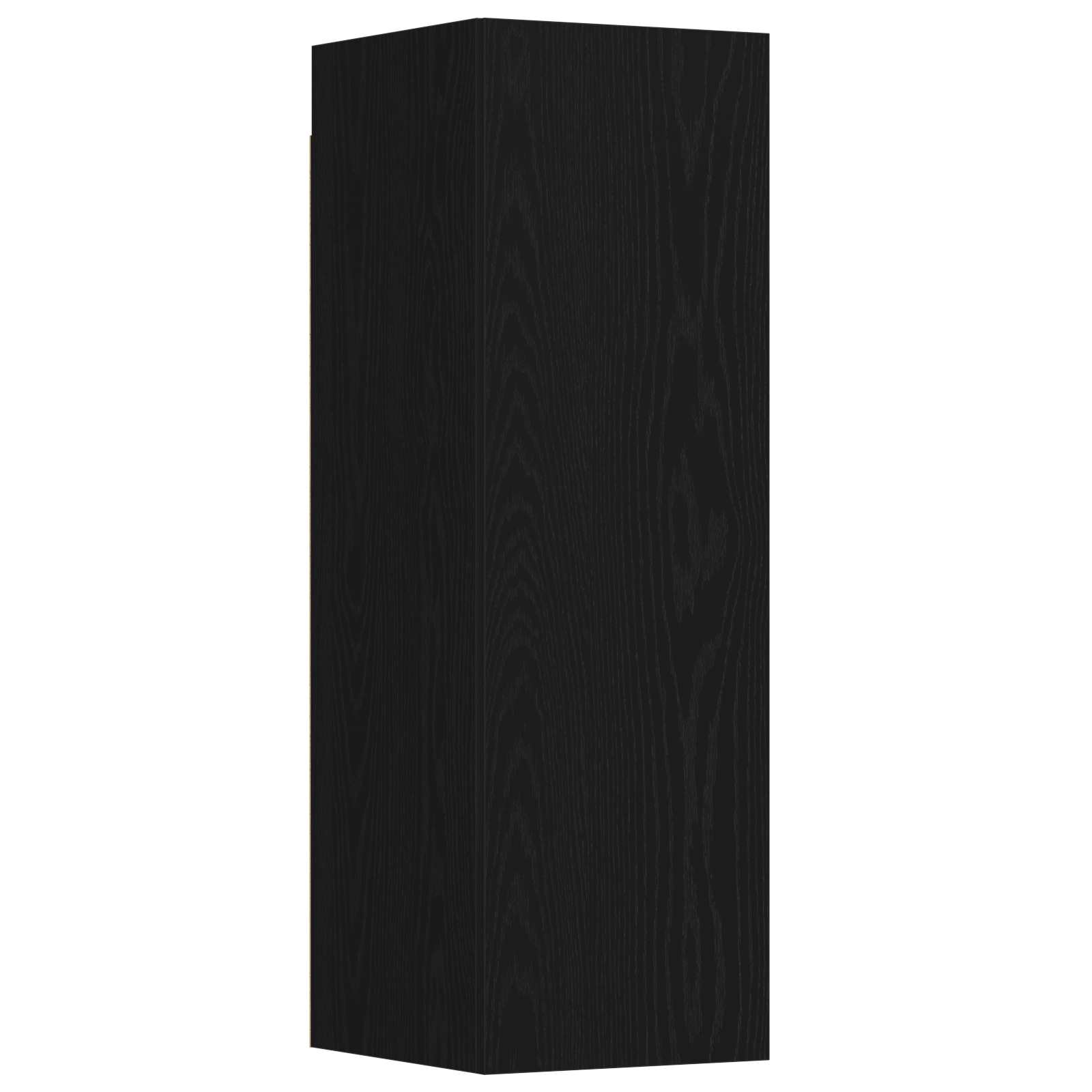 vidaXL Zestaw szafek RTV 3 pcs Czarny Dąb 130,5 x 30 x 140 cm