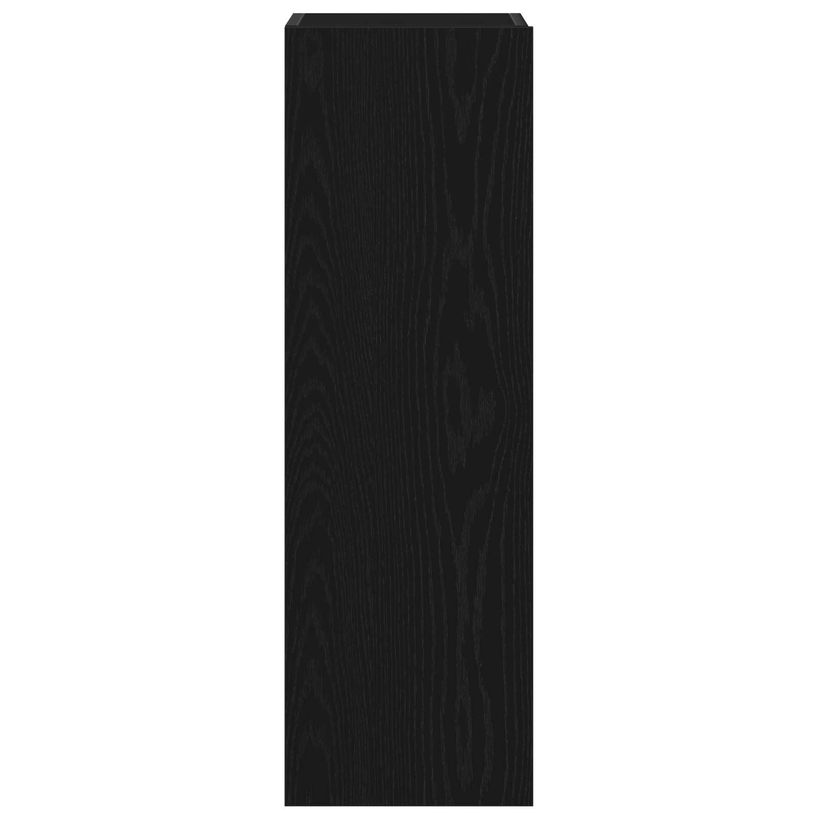 vidaXL Zestaw szafek RTV 3 pcs Czarny Dąb 130,5 x 30 x 140 cm