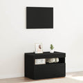 vidaXL Szafka Nocna Czarny Dąb 60 x 35 x 40 cm Materiał drewnopochodny