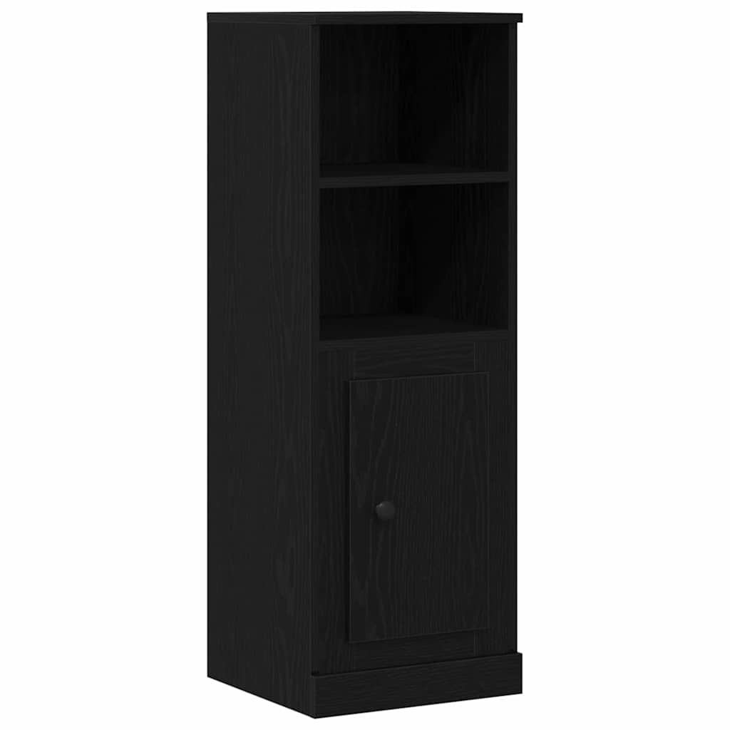 vidaXL Highboard Czarny Dąb 132 x 35,5 x 103,5 cm
