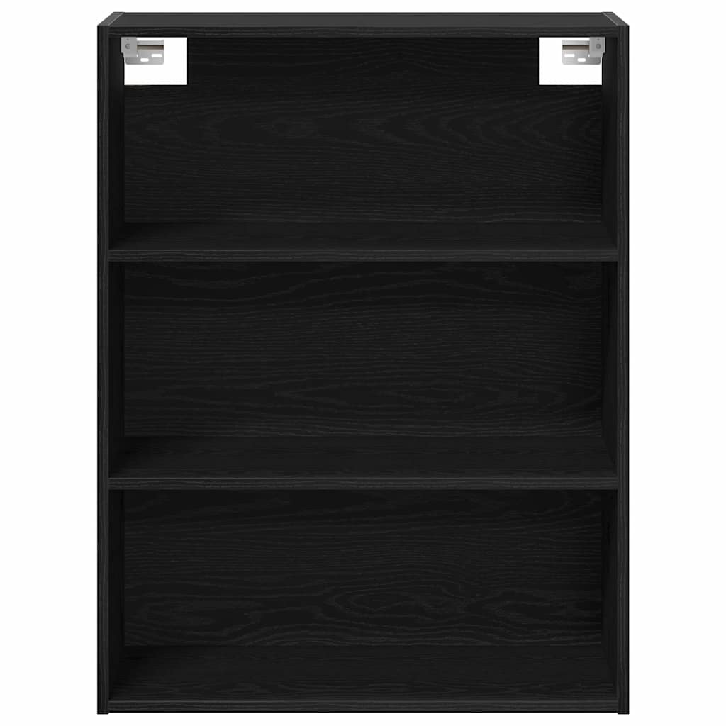 vidaXL Highboard 2 pcs Czarny Dąb Materiał drewnopochodny