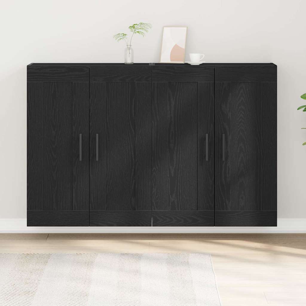 vidaXL Szafka wisząca 2 pcs Stare drewno 69,5 x 34 x 90 cm