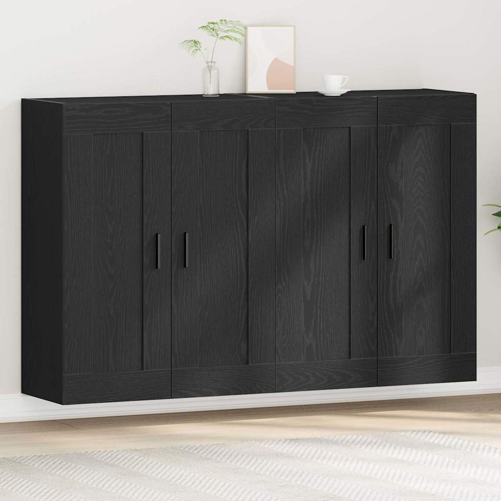 vidaXL Szafka wisząca 2 pcs Dąb rzemieślniczy 69,5 x 34 x 90 cm