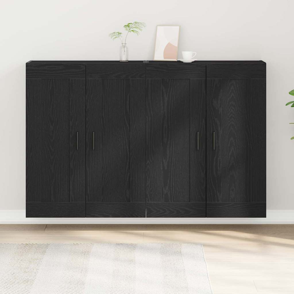 vidaXL Szafka wisząca 2 pcs Dąb rzemieślniczy 69,5 x 34 x 90 cm