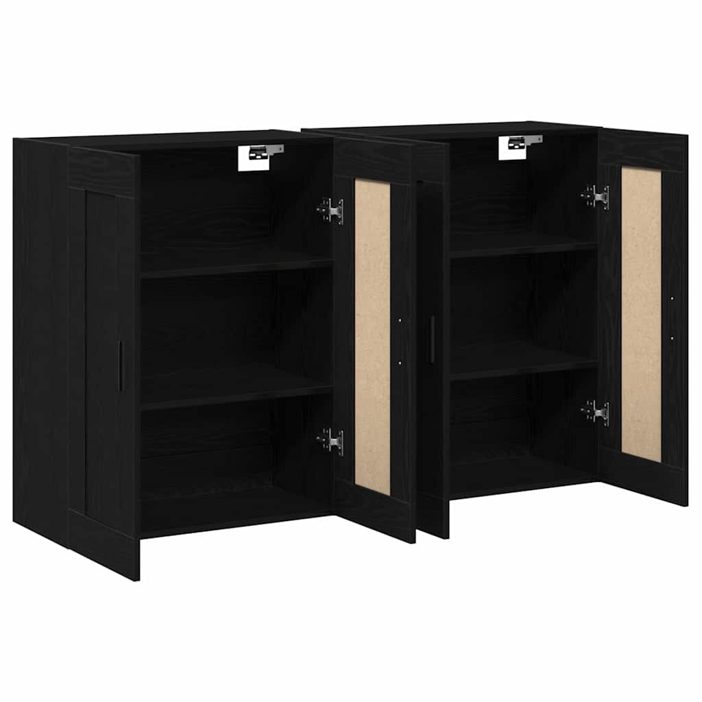 vidaXL Szafka wisząca 2 pcs Dąb rzemieślniczy 69,5 x 34 x 90 cm