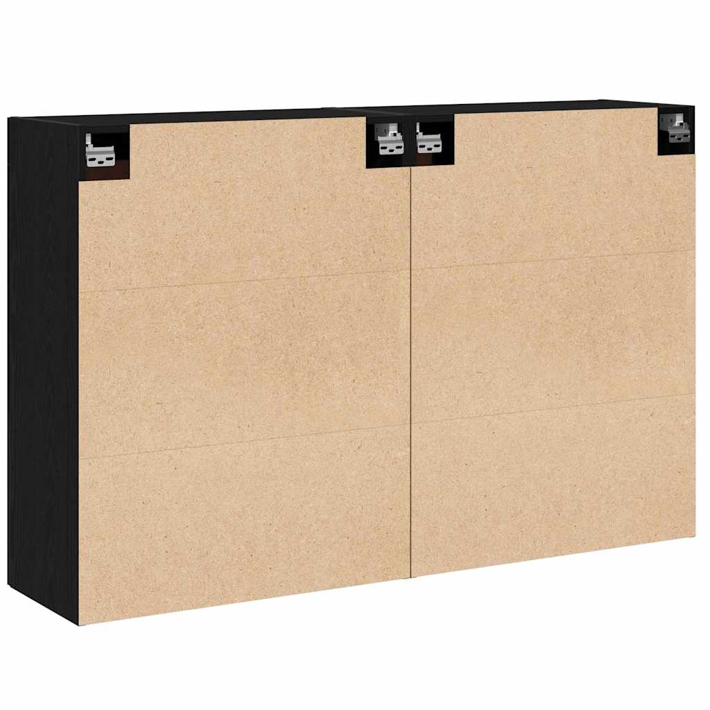 vidaXL Szafka wisząca 2 pcs Dąb rzemieślniczy 69,5 x 34 x 90 cm