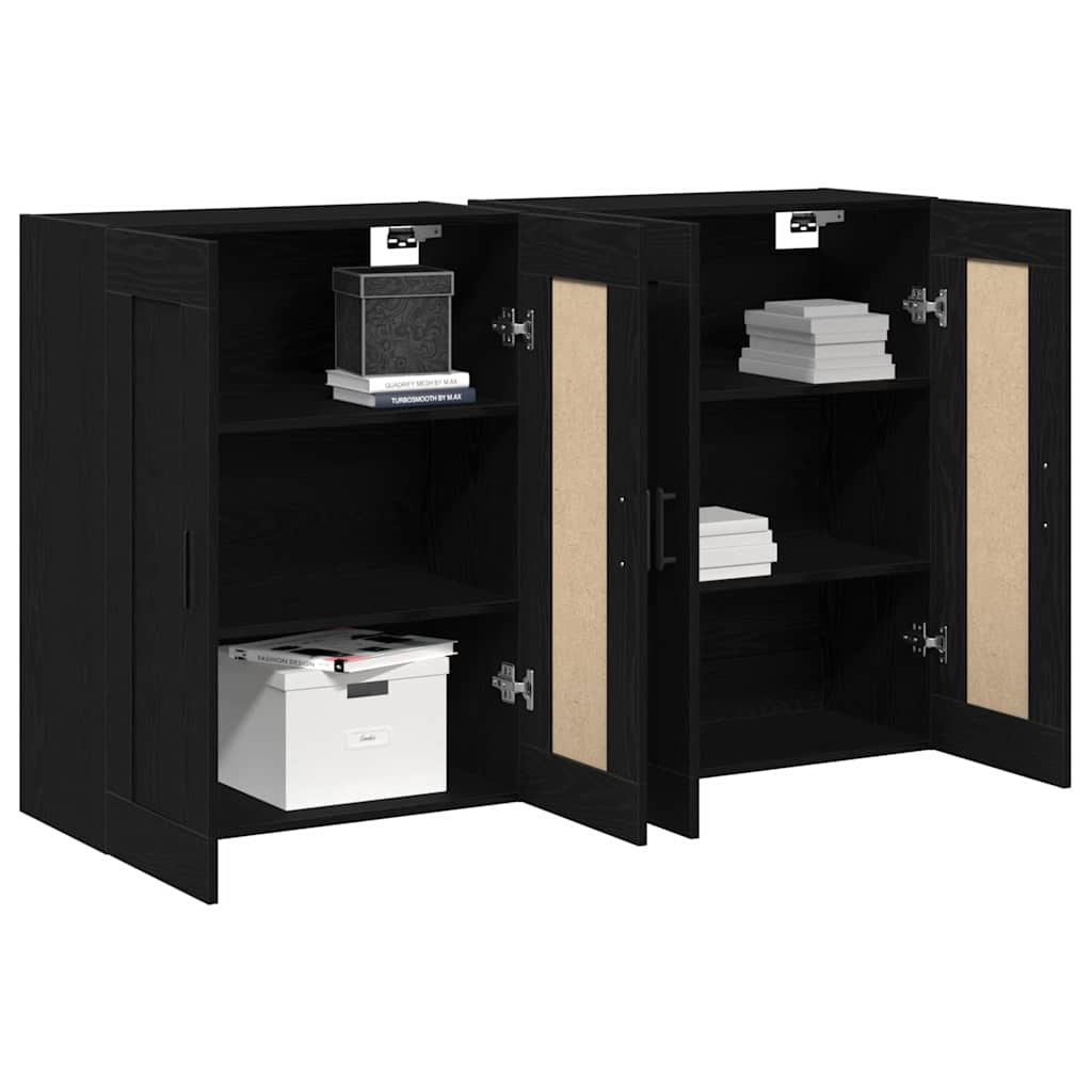 vidaXL Szafka wisząca 2 pcs Dąb rzemieślniczy 69,5 x 34 x 90 cm