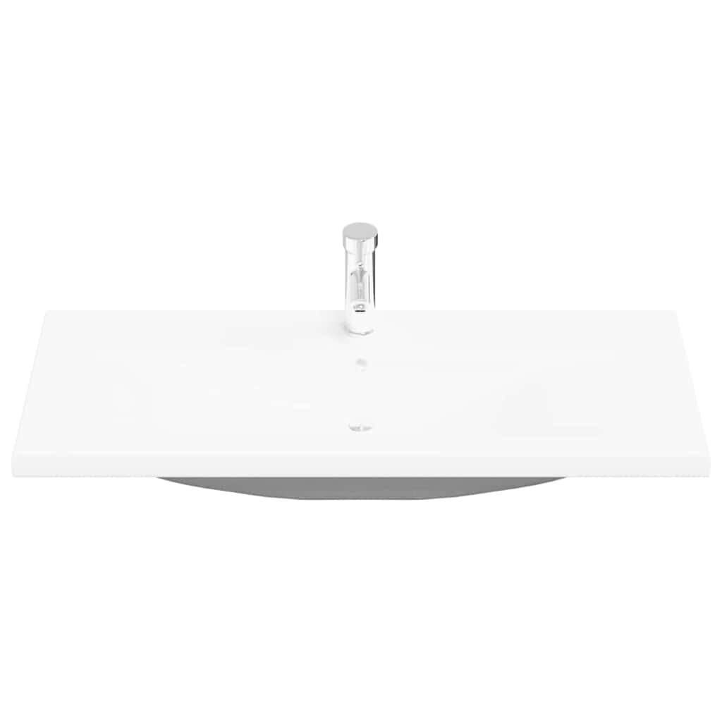 vidaXL Szafka pod umywalkę Czarny Dąb 100 x 39 x 62 cm