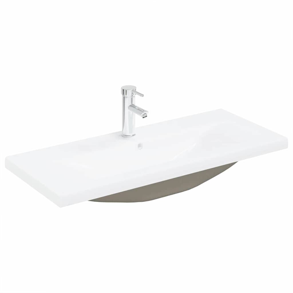 vidaXL Szafka pod umywalkę Czarny Dąb 90 x 39 x 62 cm