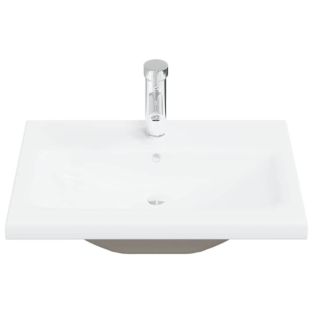 vidaXL Szafka pod umywalkę Czarny Dąb 60 x 39 x 62 cm