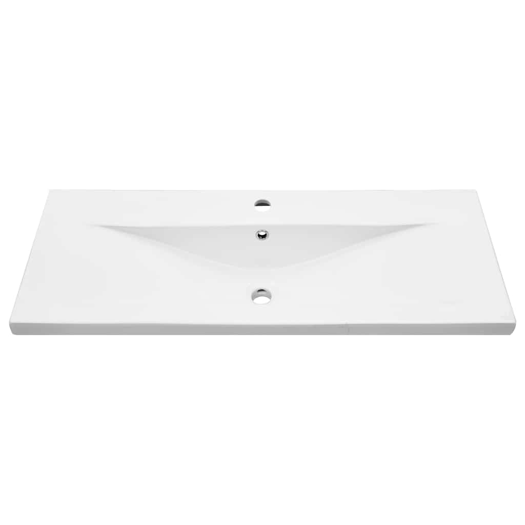 vidaXL Szafka pod umywalkę Czarny Dąb 100 x 39 x 62 cm
