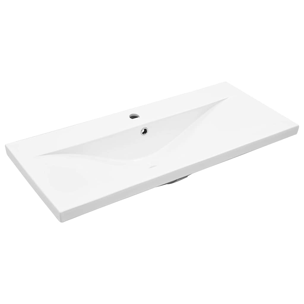 vidaXL Szafka pod umywalkę Czarny Dąb 90 x 39 x 62 cm