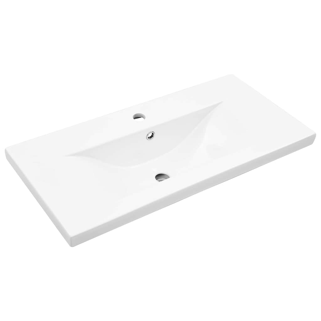 vidaXL Szafka pod umywalkę Czarny Dąb 80 x 39 x 62 cm