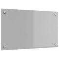 vidaXL Panel kuchenny Jasnoszary 70 x 40 cm szkło hartowane