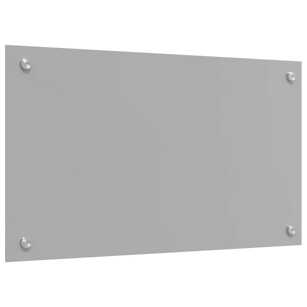 vidaXL Panel kuchenny Jasnoszary 70 x 40 cm szkło hartowane