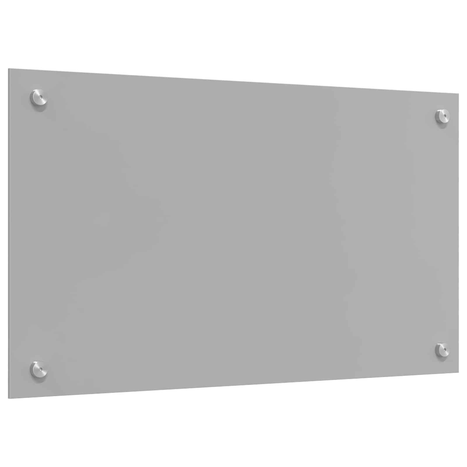 vidaXL Panel kuchenny Jasnoszary 70 x 40 cm szkło hartowane