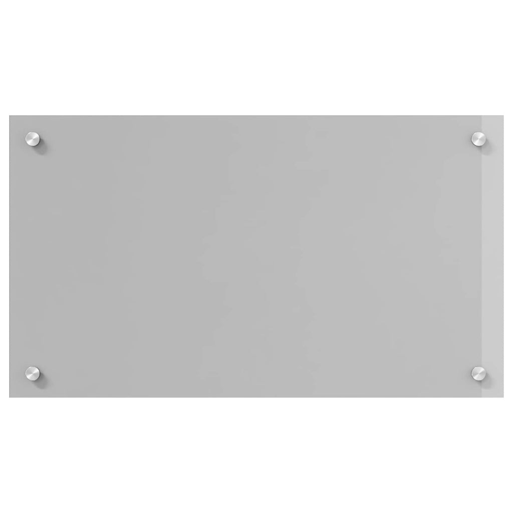 vidaXL Panel kuchenny Jasnoszary 70 x 40 cm szkło hartowane