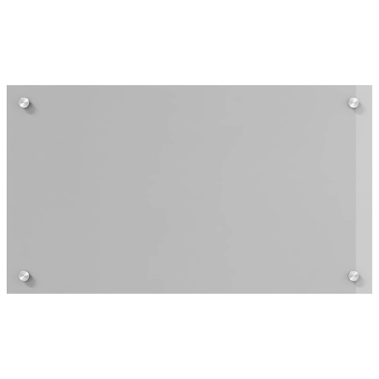 vidaXL Panel kuchenny Jasnoszary 70 x 40 cm szkło hartowane