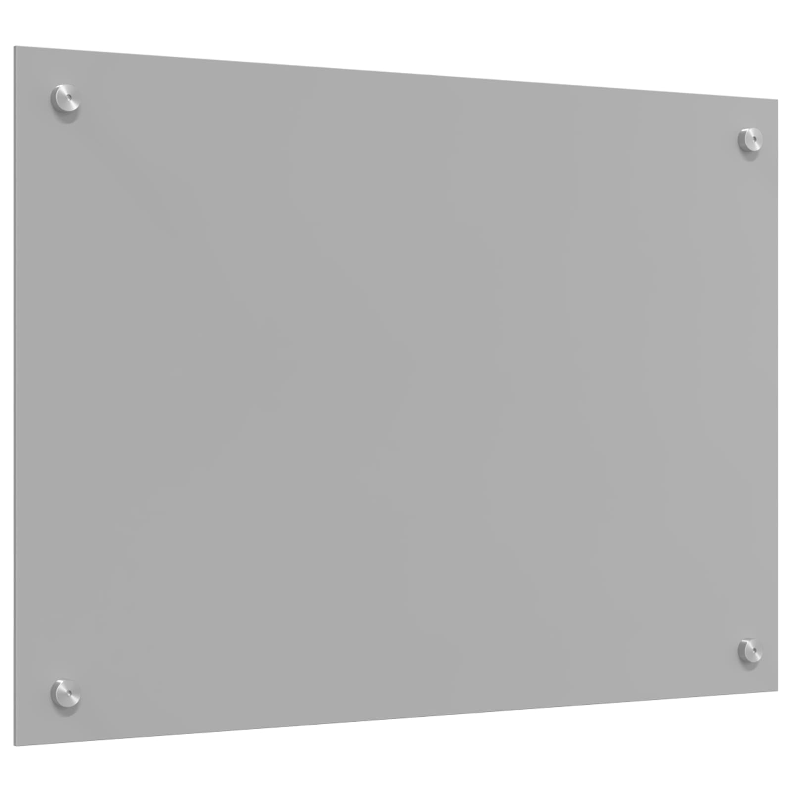 vidaXL Panel kuchenny Jasnoszary 70 x 50 cm szkło hartowane