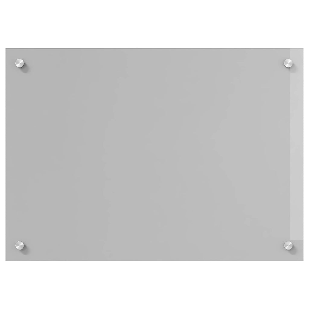 vidaXL Panel kuchenny Jasnoszary 70 x 50 cm szkło hartowane