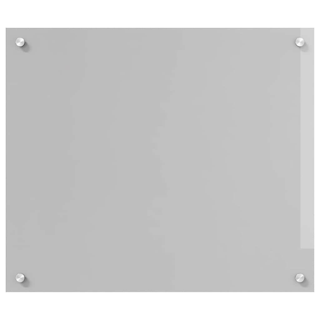 vidaXL Panel kuchenny Jasnoszary 70 x 60 cm szkło hartowane