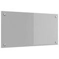 vidaXL Panel kuchenny Jasnoszary 80 x 40 cm szkło hartowane