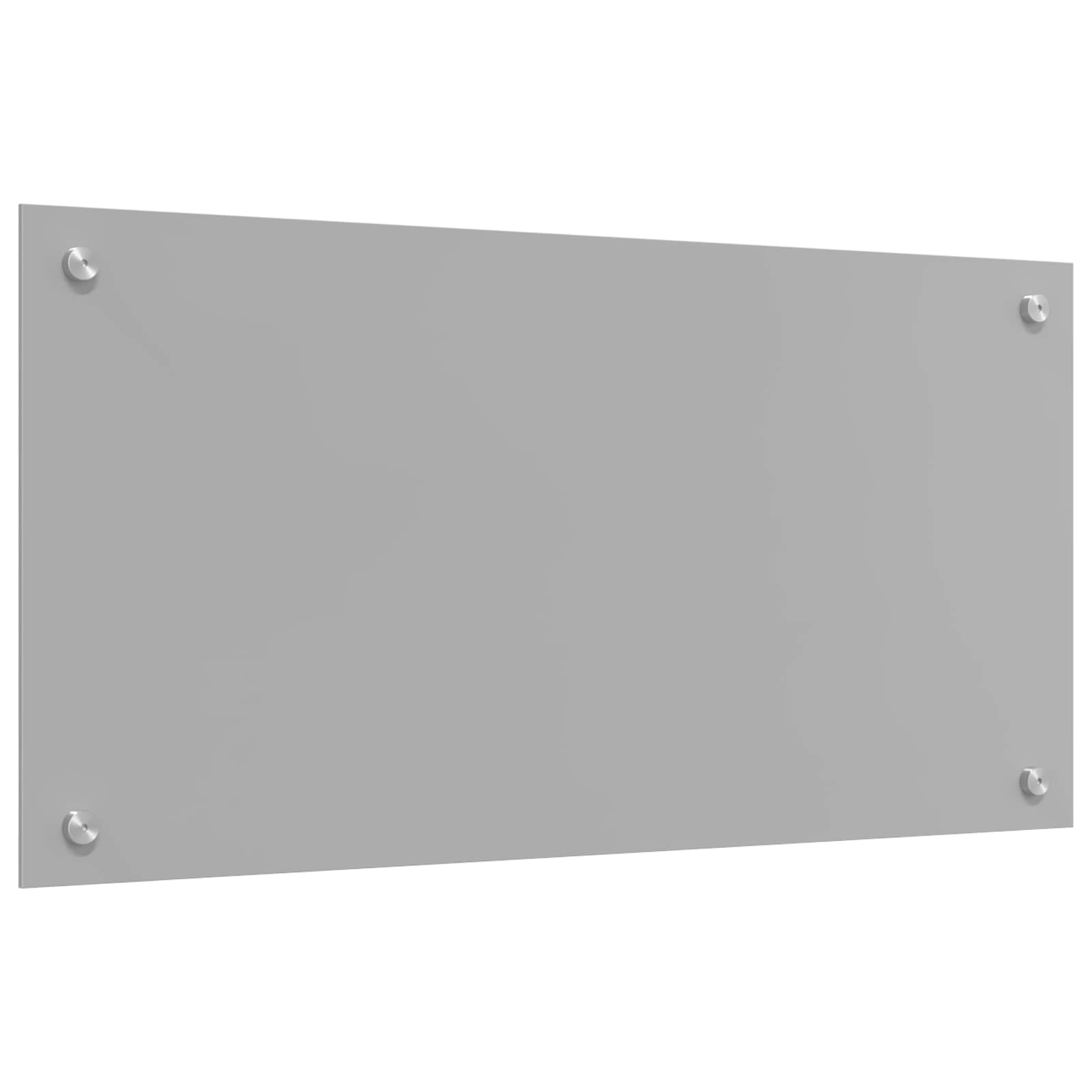 vidaXL Panel kuchenny Jasnoszary 80 x 40 cm szkło hartowane