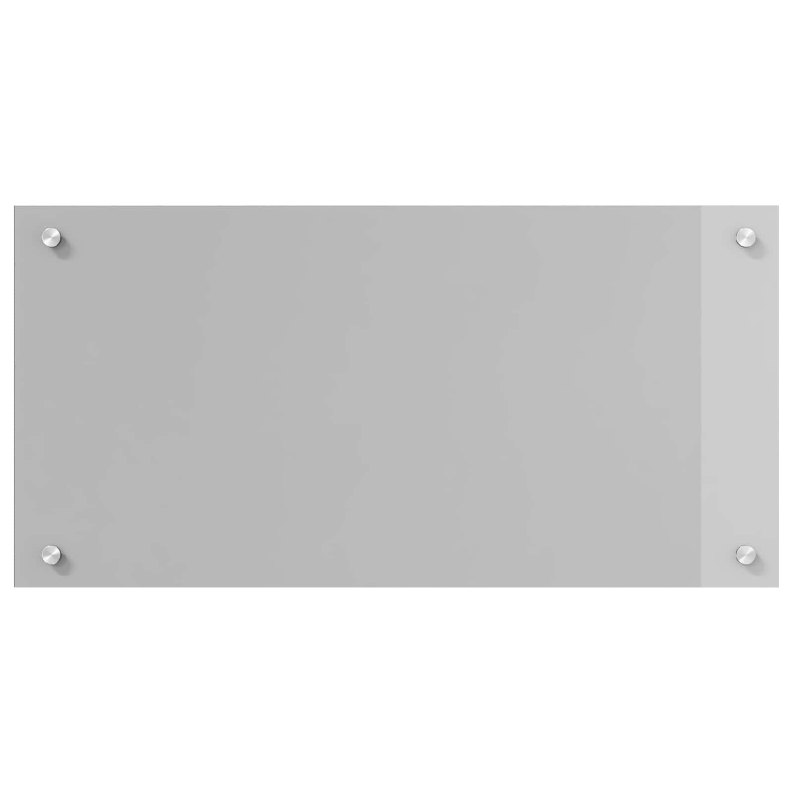 vidaXL Panel kuchenny Jasnoszary 80 x 40 cm szkło hartowane