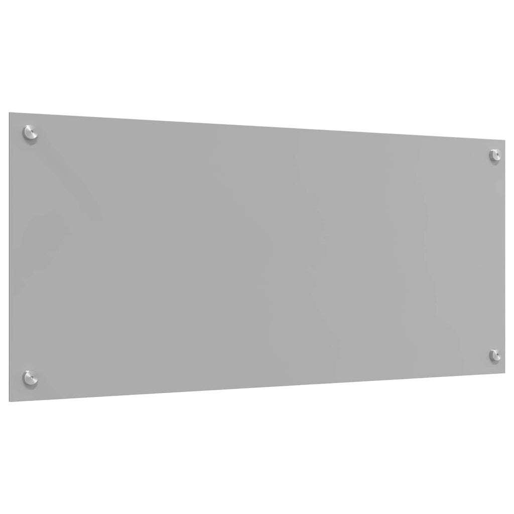 vidaXL Panel kuchenny Jasnoszary 90 x 40 cm szkło hartowane
