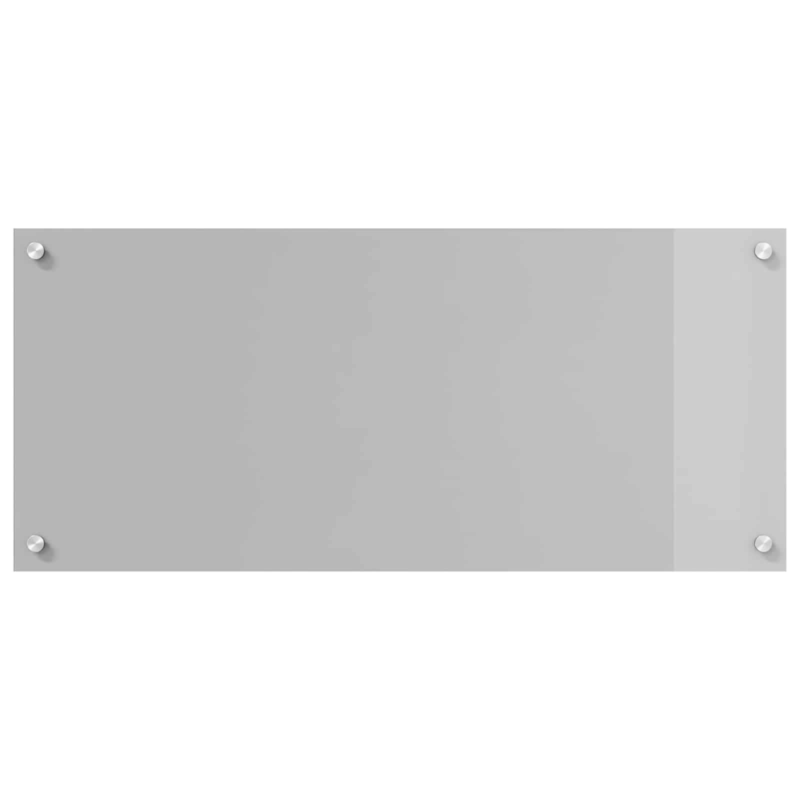 vidaXL Panel kuchenny Jasnoszary 90 x 40 cm szkło hartowane