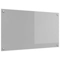 vidaXL Panel kuchenny Jasnoszary 90 x 50 cm szkło hartowane